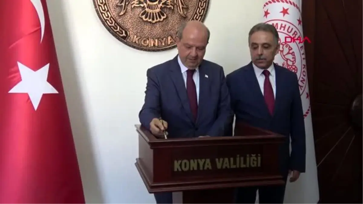 Konya KKTC Başbakanı Tatar Doğu Akdeniz\'deki zenginliklerin paylaşımı masada hallolabilir-2