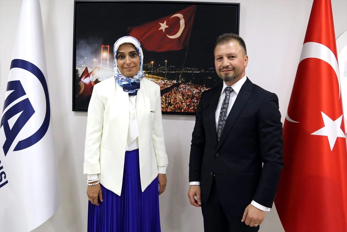 Milletvekili Taşkesenlioğlu\'ndan AA Erzurum Bölge Müdürü Bekar\'a ziyaret