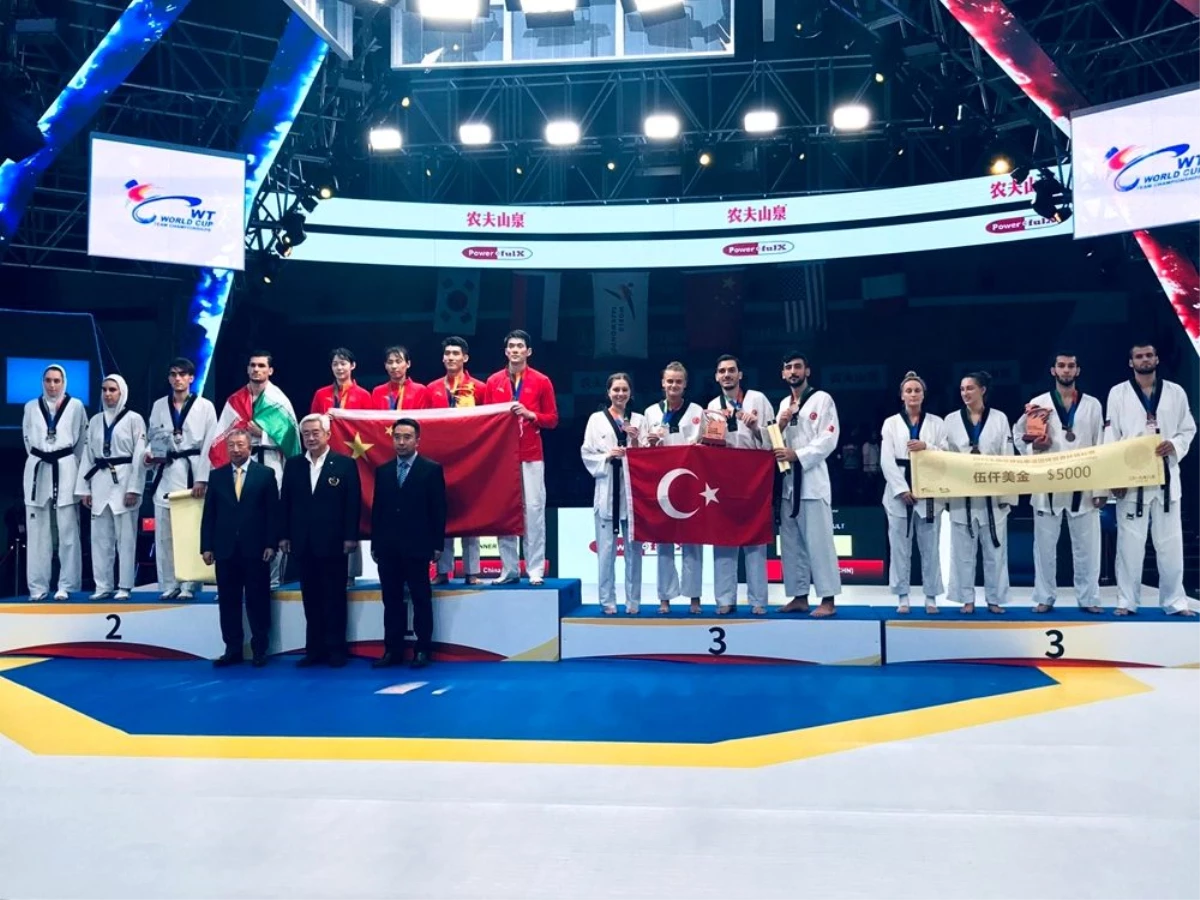 Türkiye Karışık Taekwondo Milli Takımı\'ndan bronz madalya