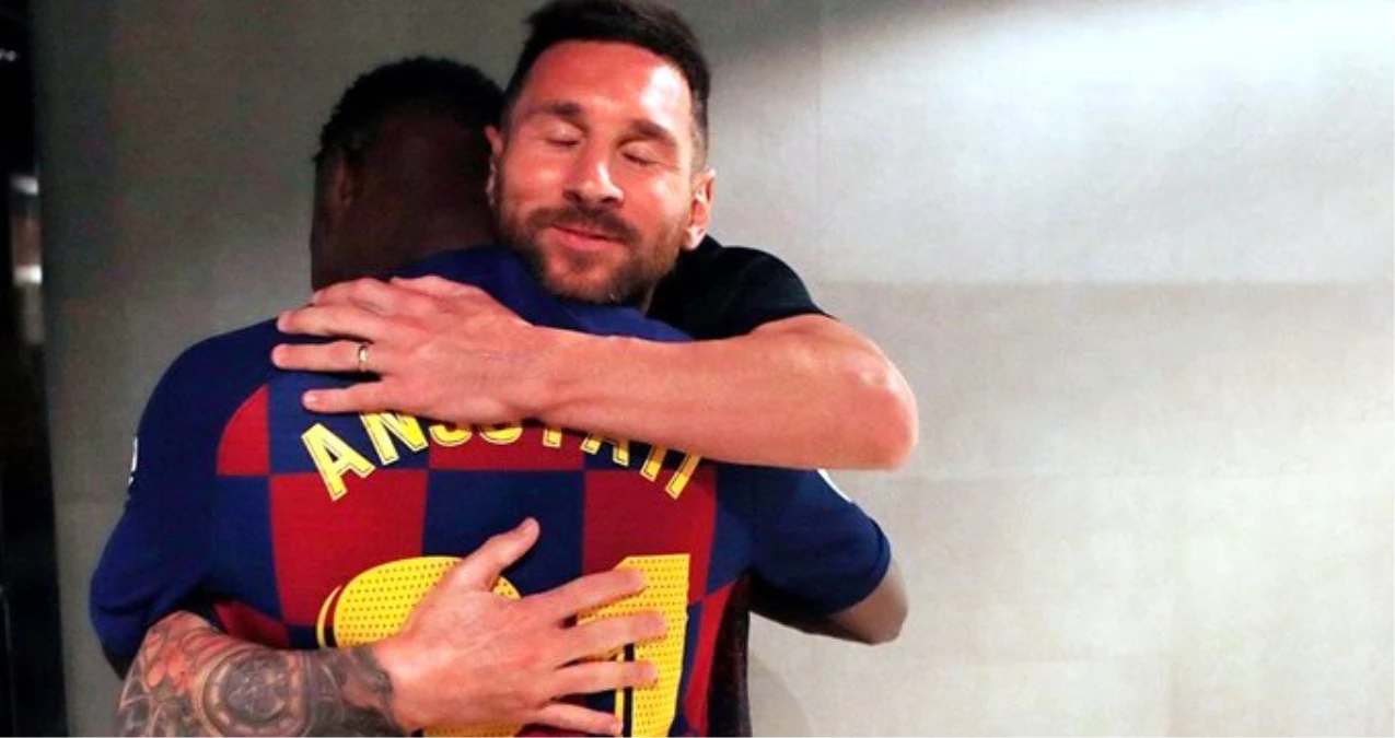 Ansu Fati, Barcelona tarihine geçti! İlk tebrik Messi\'den geldi