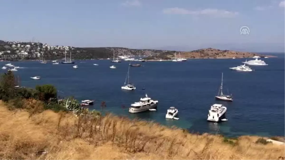 Bodrum koylarında lüks yat yoğunluğu