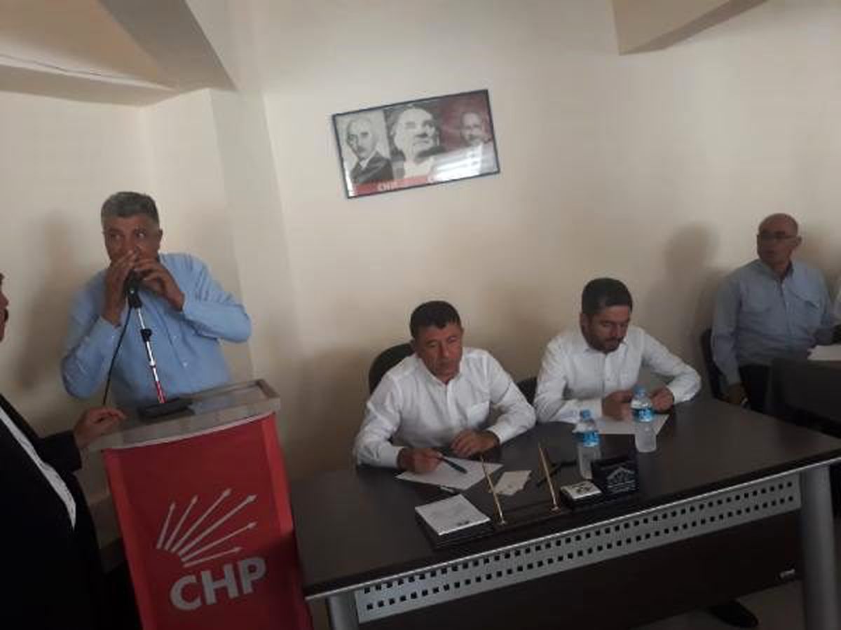 Chp\'nin toplantısında ağbaba\'ya yönelik silahlı saldırı