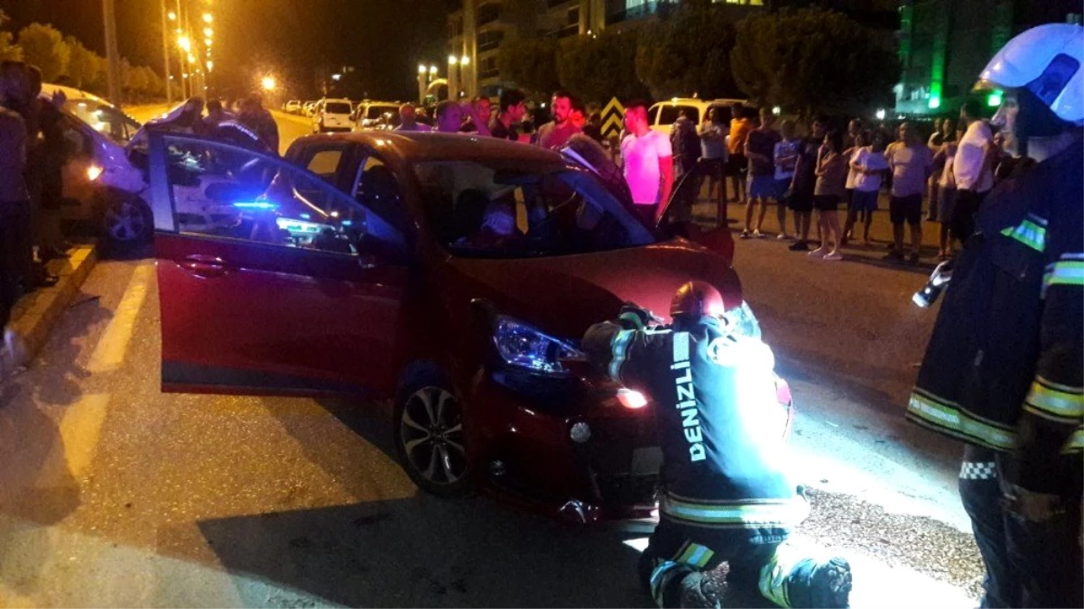 Denizli\'de trafik kazası: 3 yaralı