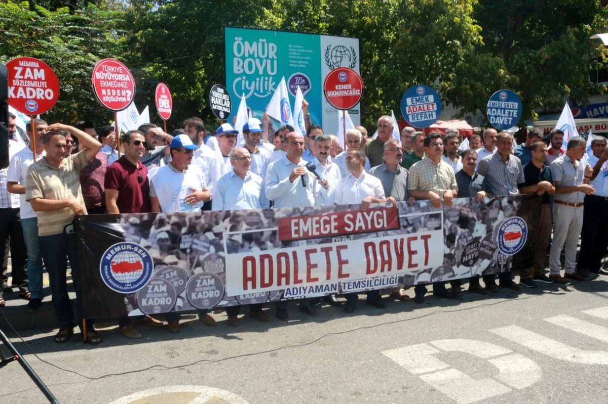 \'Emeğe Saygı Adalete Davet\' açıklaması yapıldı
