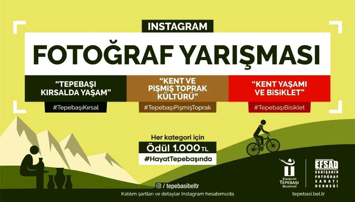 En güzel kareler Tepebaşı\'nda yarışıyor