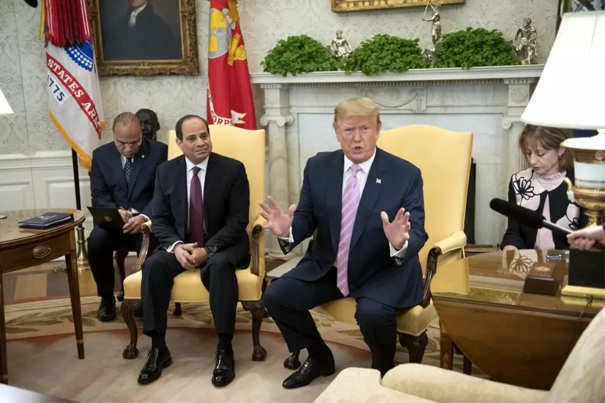 G7 Zirvesi\'nde Trump- Sisi görüşmesi