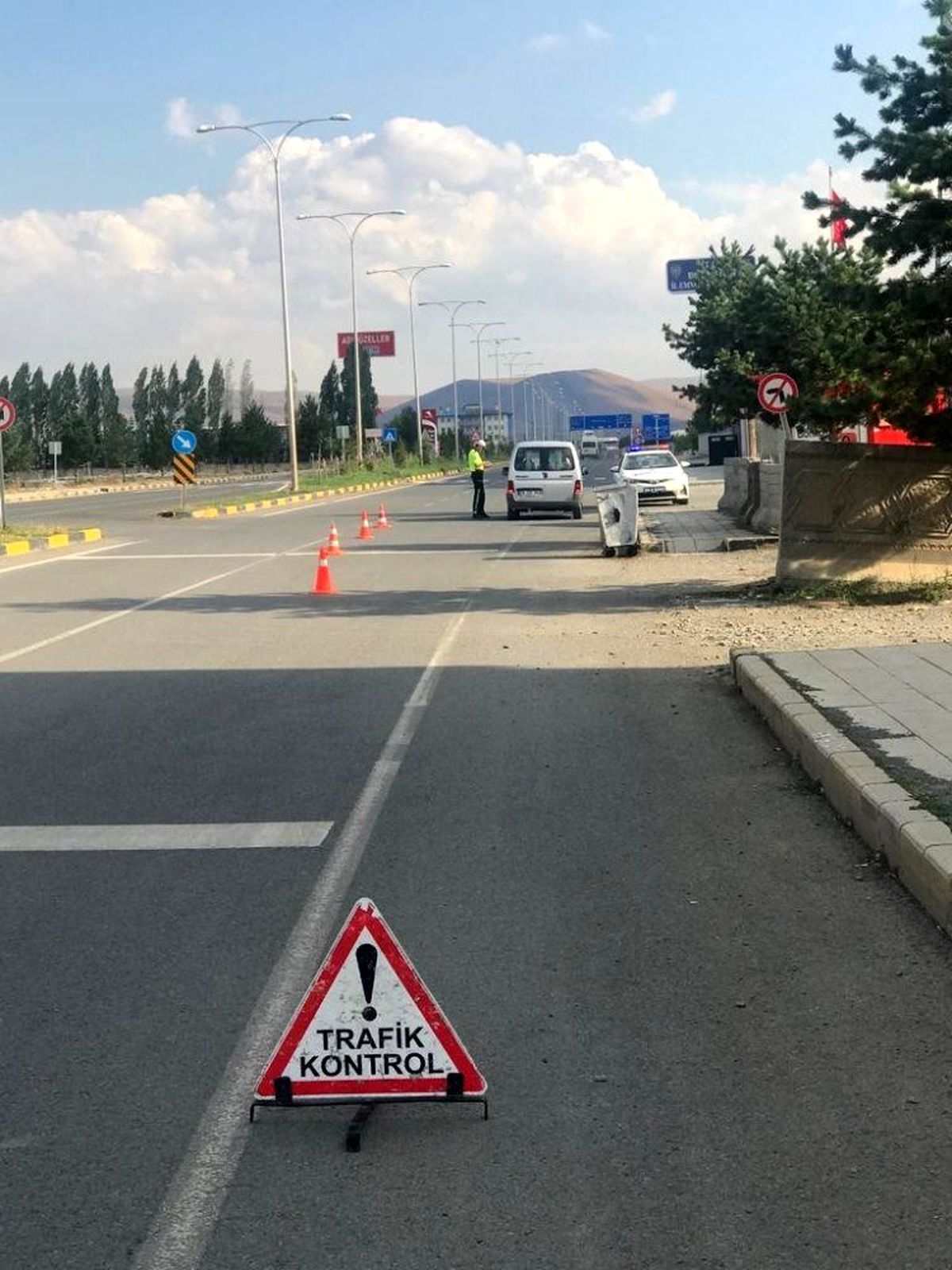 Kars\'ta radarla hız denetimi