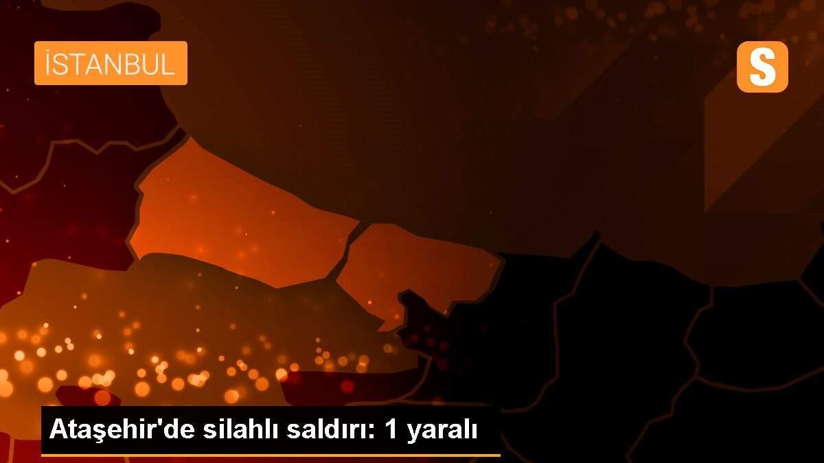 Ataşehir\'de silahlı saldırı: 1 yaralı