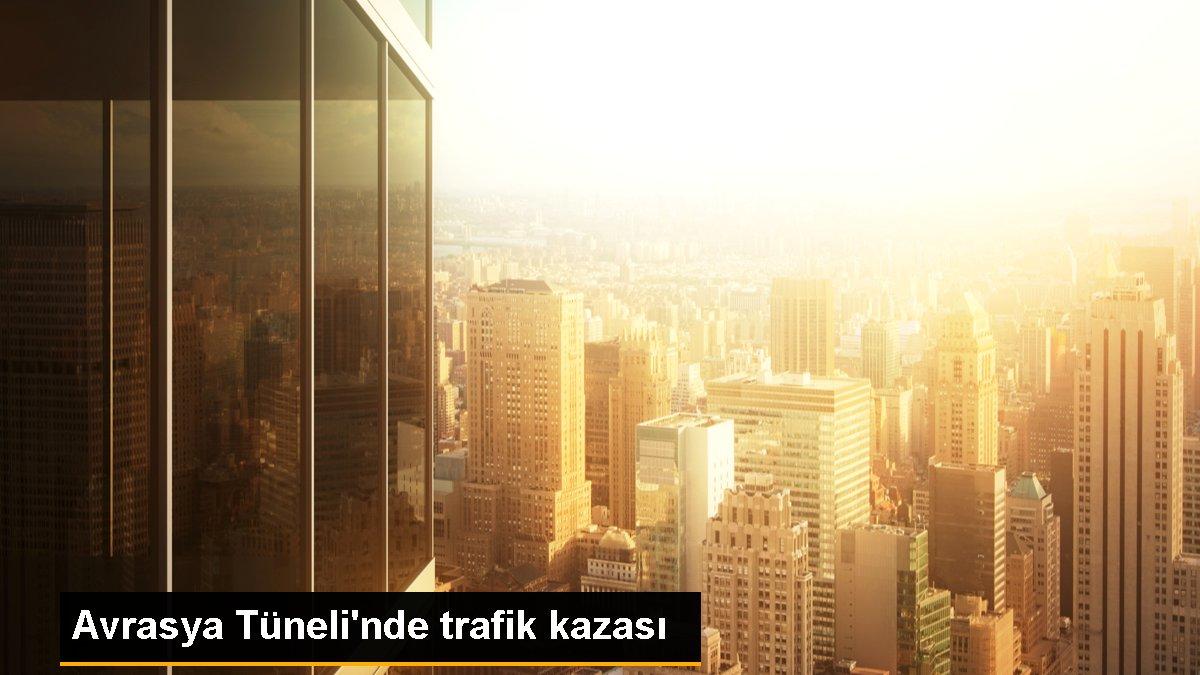 Avrasya Tüneli\'nde trafik kazası