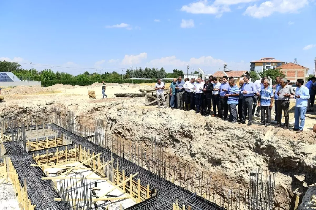 Başkan Çınar, cami temel atma törenine katıldı