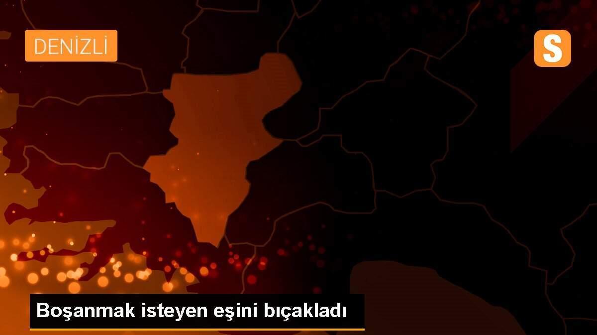 Boşanmak isteyen eşini bıçakladı
