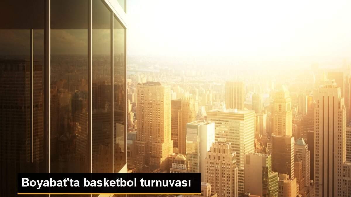 Boyabat\'ta basketbol turnuvası