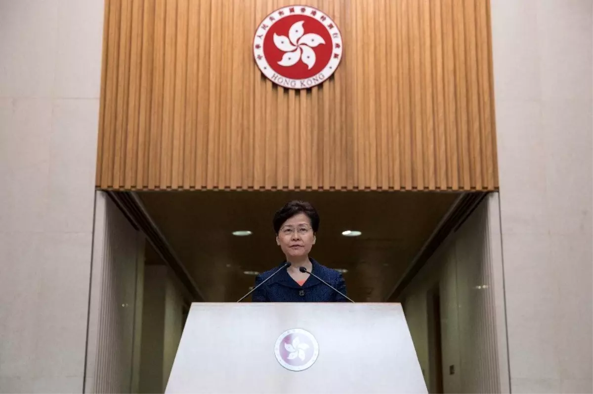 Carrie Lam: "Hong Kong\'da şiddet ciddileşiyor ama hükümet kontrol sahibi"