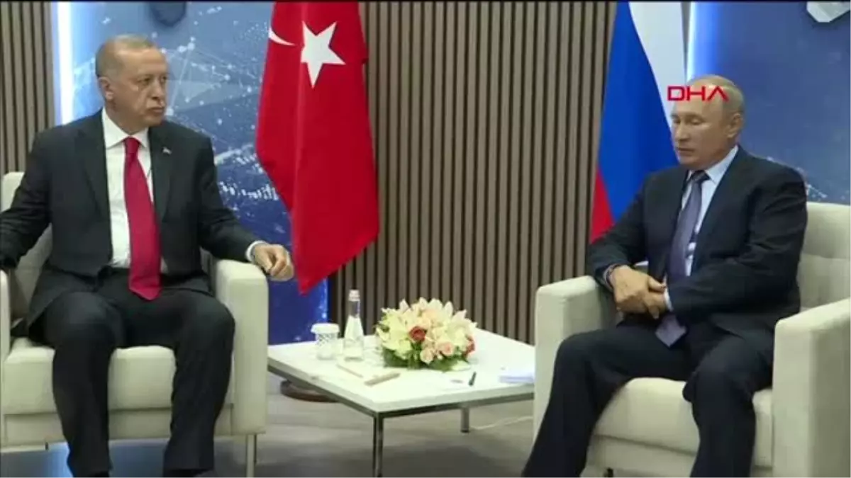 Cumhurbaşkanı erdoğan, putin ile görüşüyor