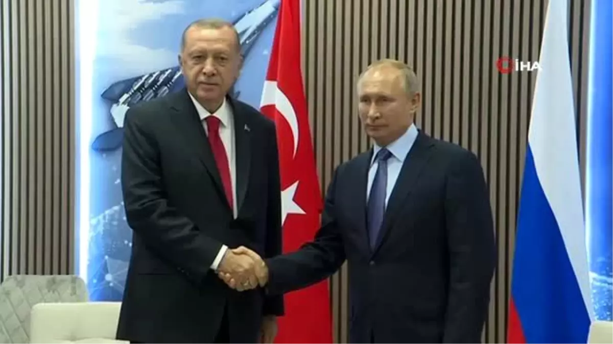 Cumhurbaşkanı Erdoğan, Putin\'le Bir Araya Geldi