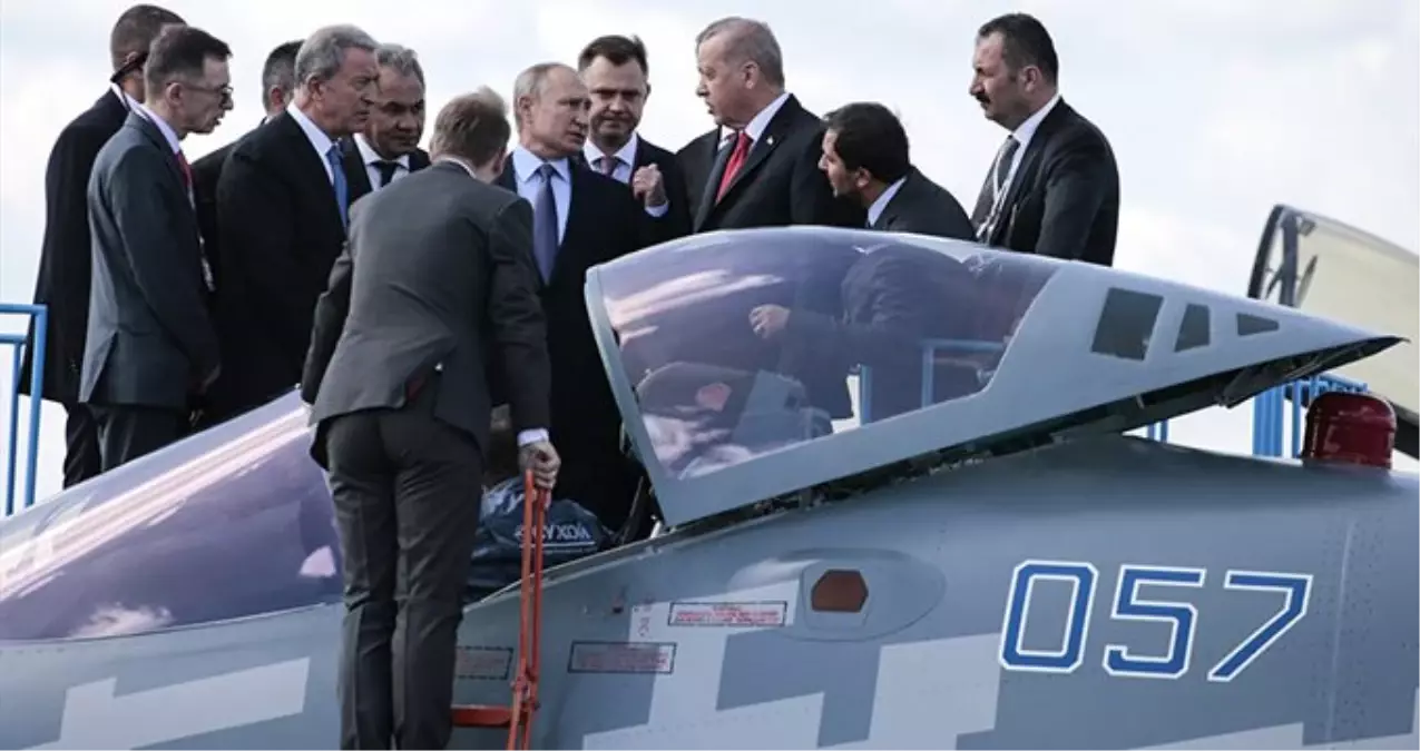 Cumhurbaşkanı Erdoğan\'dan kritik görüşme öncesi SU-57\'ye yakın ilgi