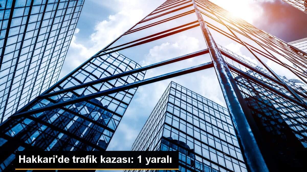 Hakkari\'de trafik kazası: 1 yaralı