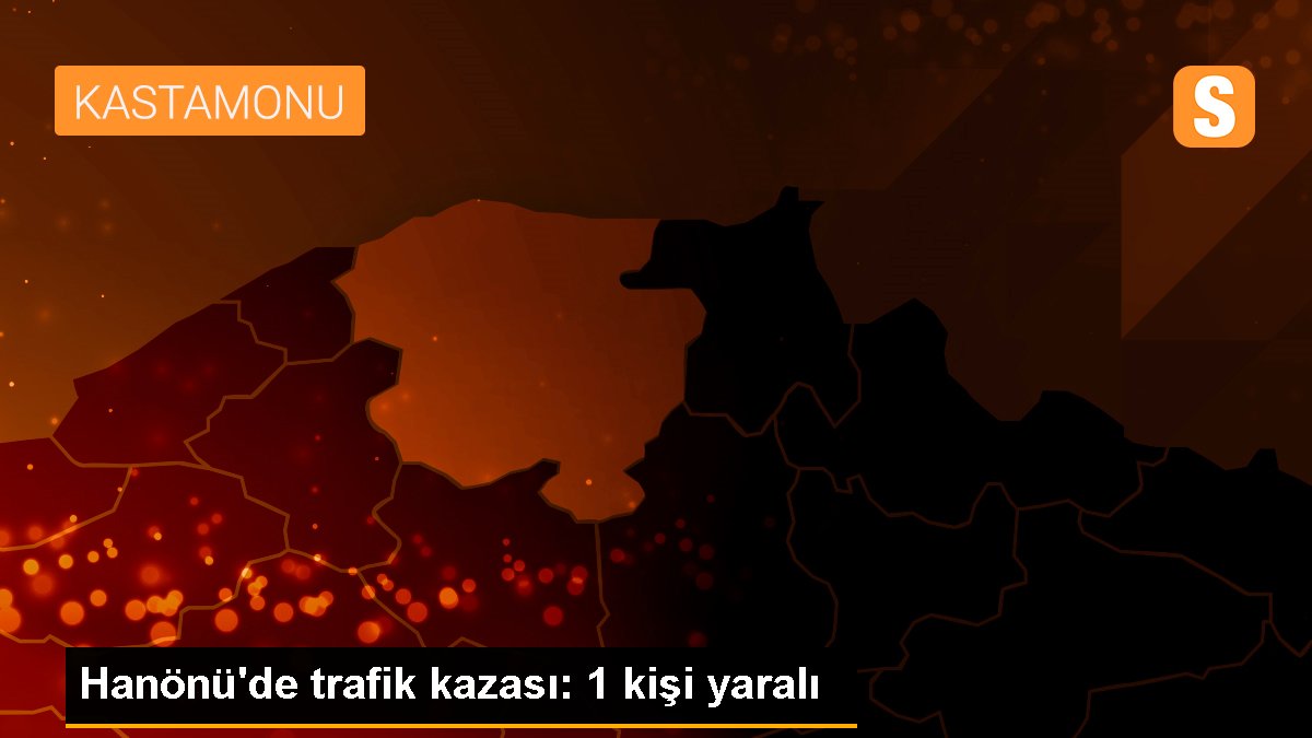 Hanönü\'de trafik kazası: 1 kişi yaralı