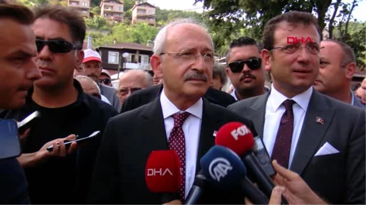 Kılıçdaroğlu şile\'de gazetecilerin sorularını yanıtladı