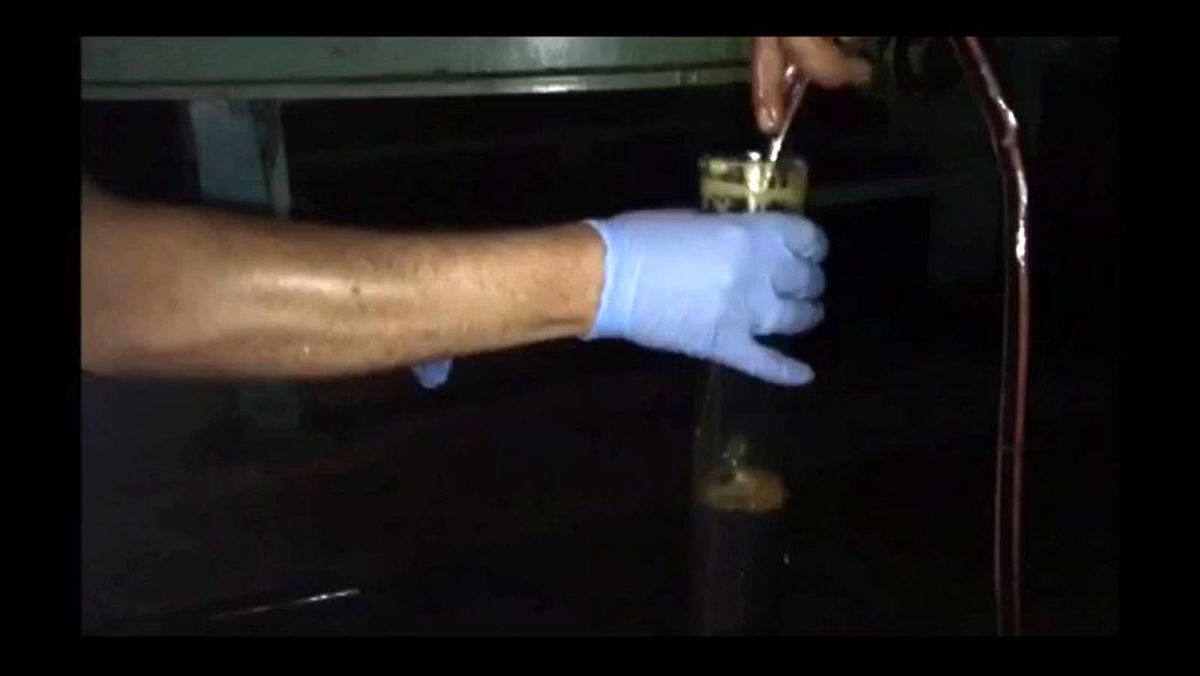Otobüs yangınlarına sebep olan kaçak akaryakıt tankerine baskın