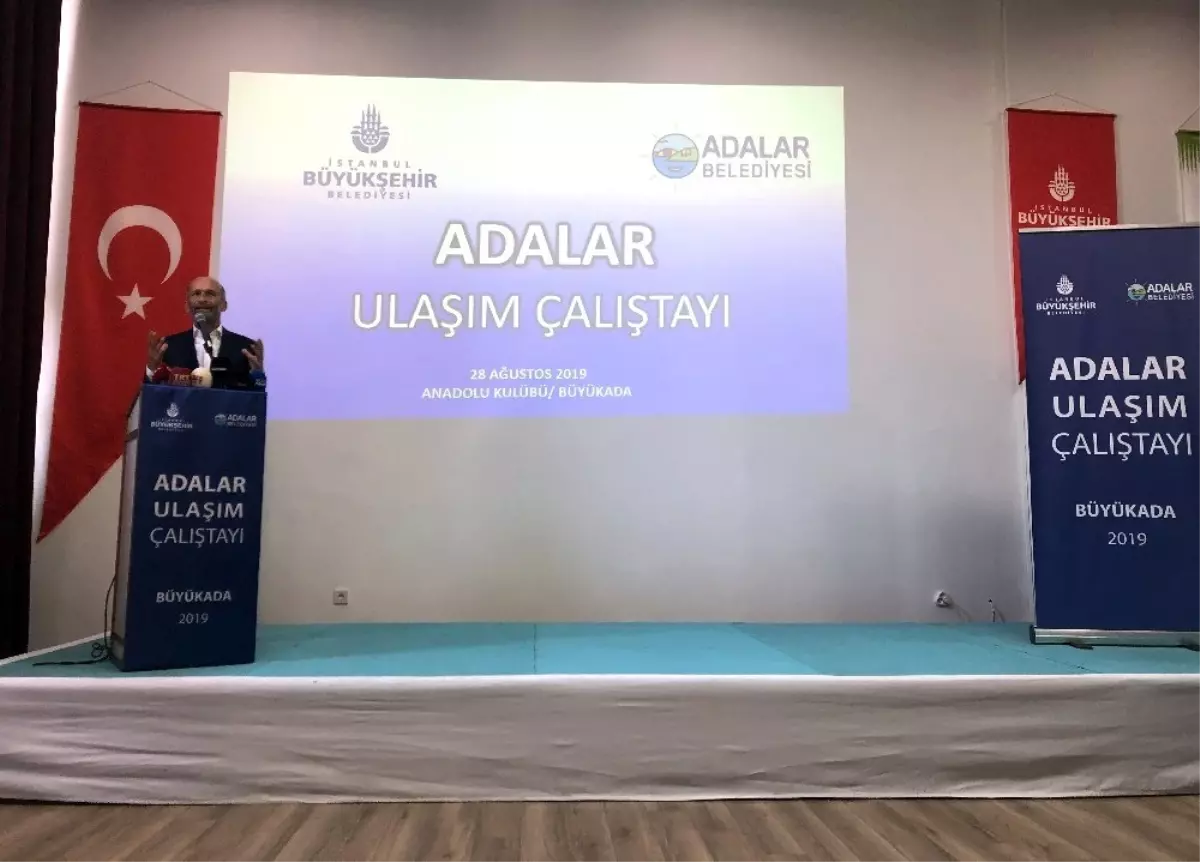 Adalar\'da ulaşım çalıştayında gerginlik