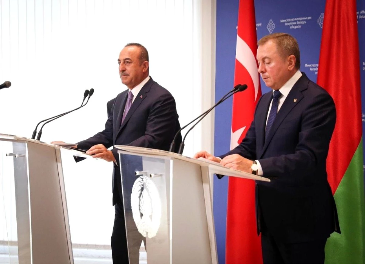 Bakan Çavuşoğlu: "Belarus\'un Dünya Ticaret Örgütü üyeliğini güçlü bir şekilde destekliyoruz"
