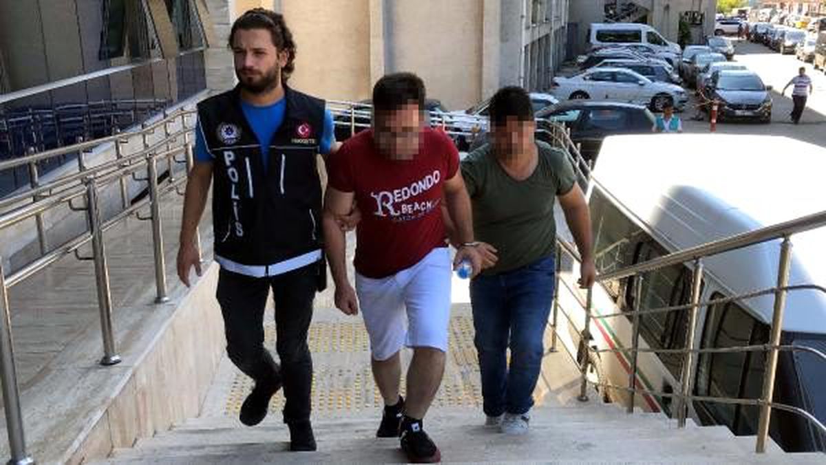 Bastonla adliyeye getirilen uyuşşturucu şüphelisi serbest