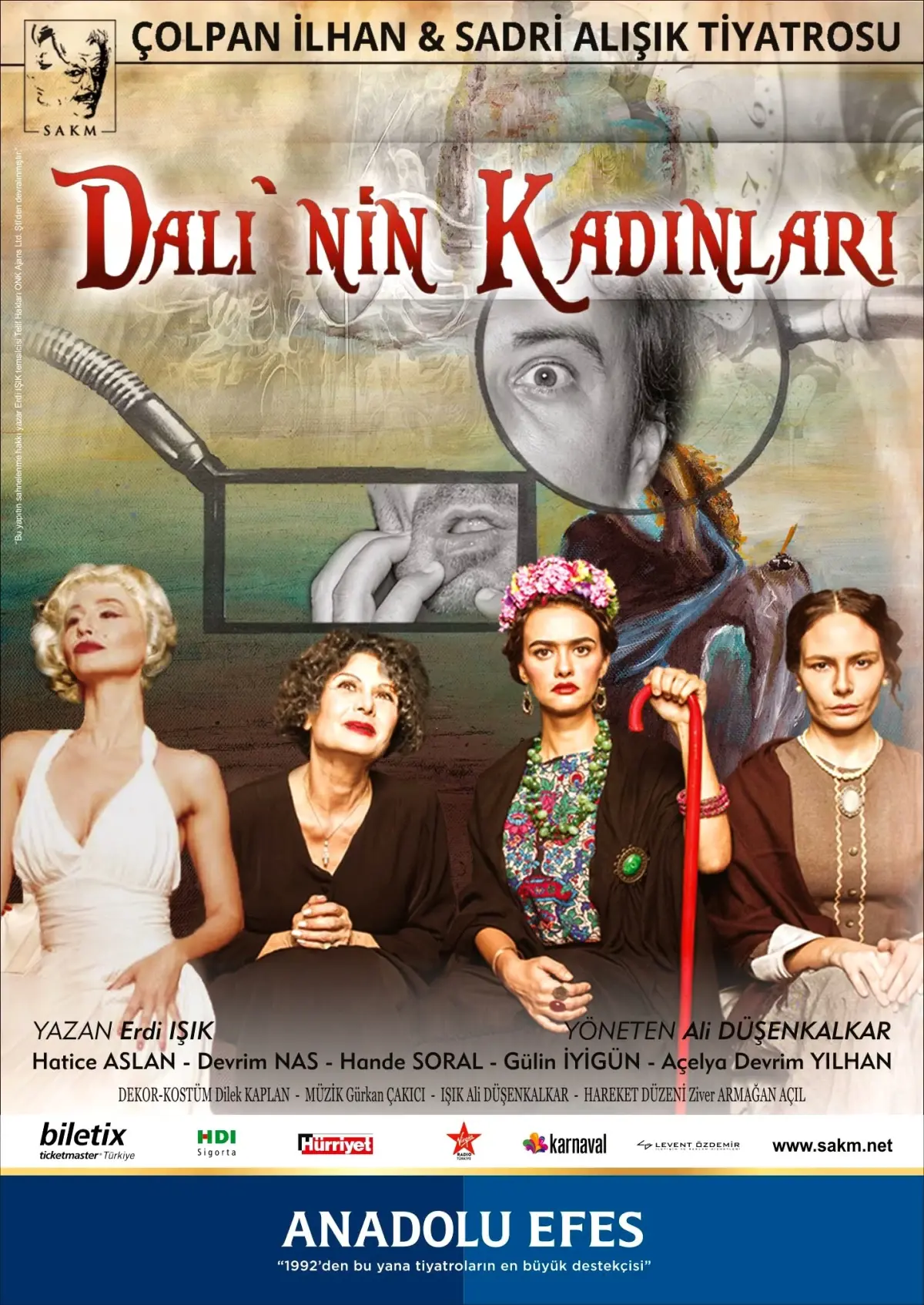 "Dali\'nin Kadınları" oyununa, Yavru Vatan Kıbrıs\'tan büyük ilgi