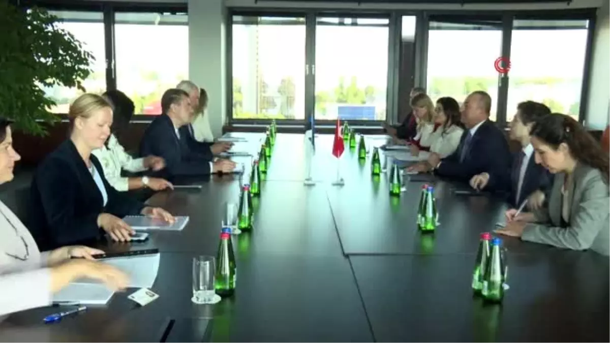 Dışişleri Bakanı Çavuşoğlu, Estonyalı mevkidaşı Reinsula ile görüştü