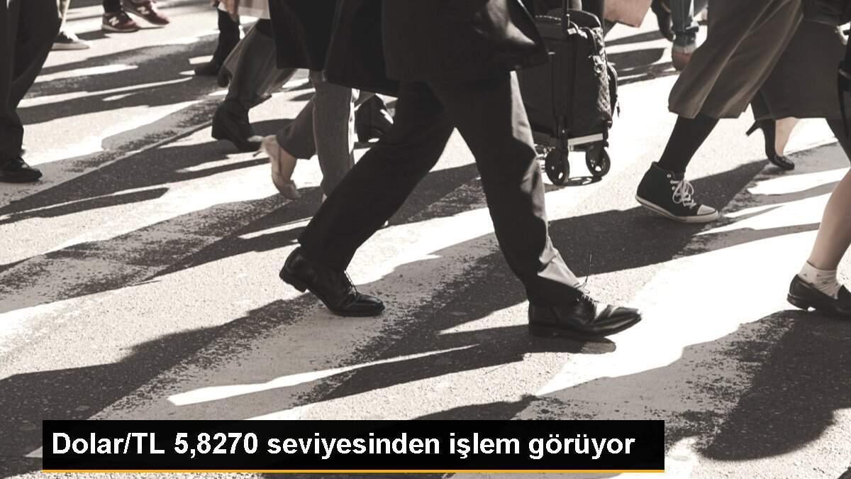 Dolar/TL 5,8270 seviyesinden işlem görüyor