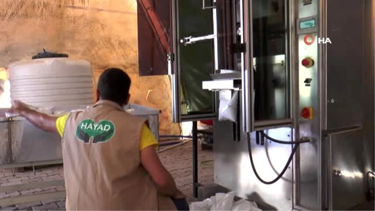 HAYAD\'tan Suriye\'ye su yardımı
