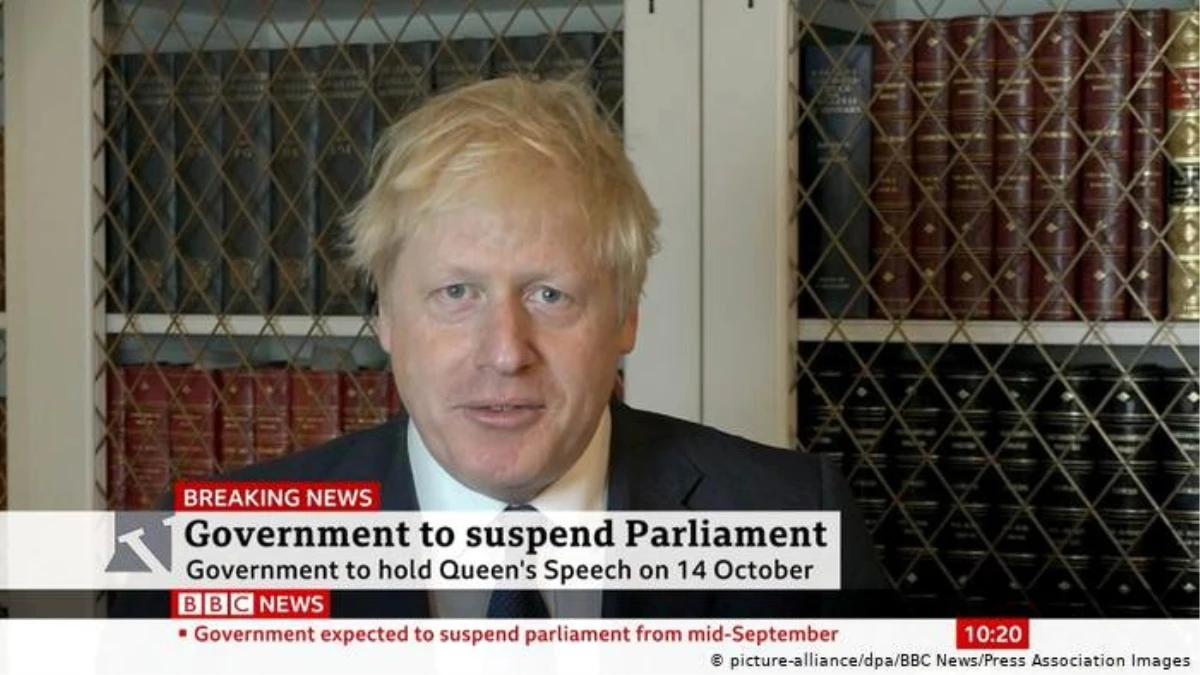 Johnson parlamentoyu tatile çıkarıyor