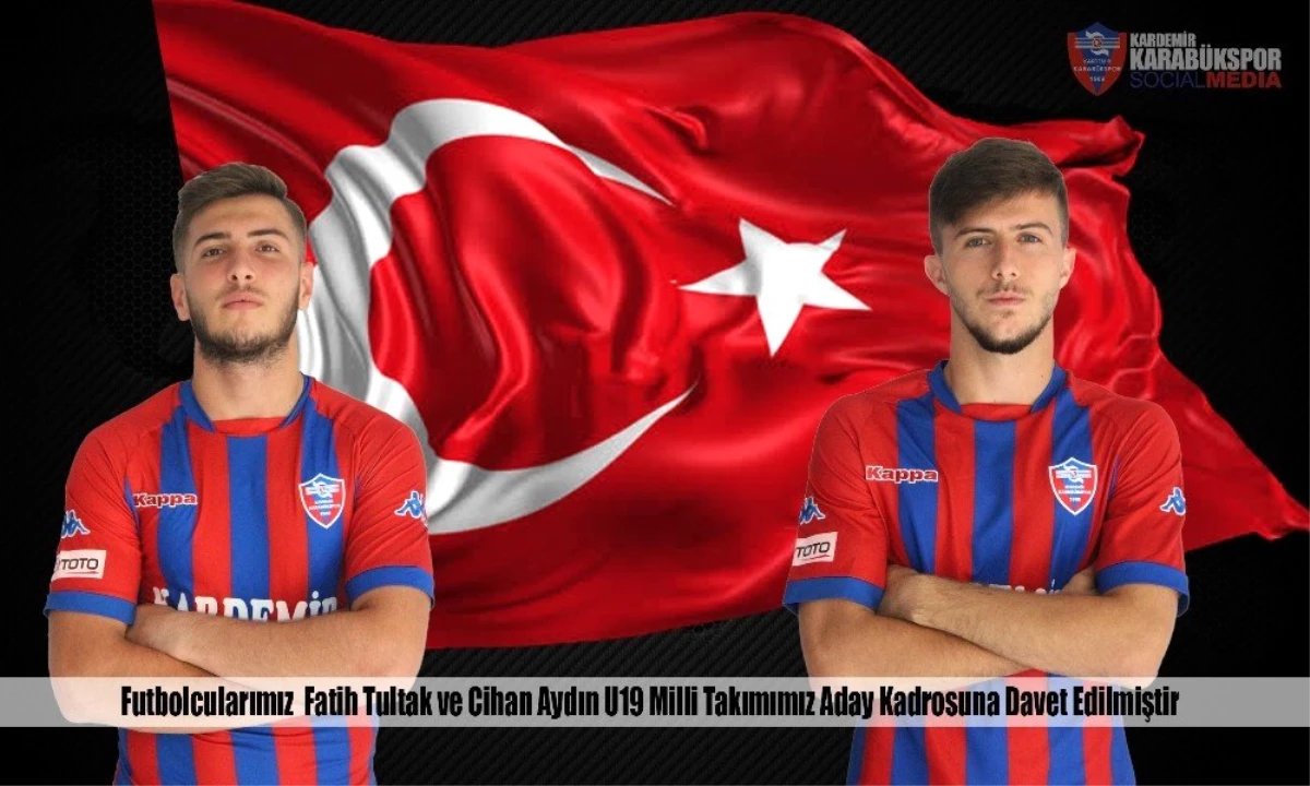 Karabükspor\'dan iki futbolcu, U19 Milli Takımı\'na davet edildi