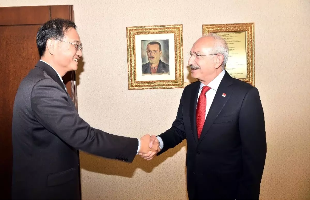 Kılıçdaroğlu, Çin Büyükelçisini kabul etti