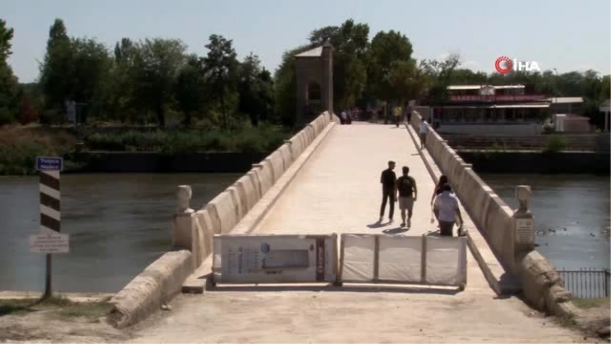 Restorasyonu tamamlanan Tunca Köprüsü 5 Eylül\'de trafiğe açılıyor
