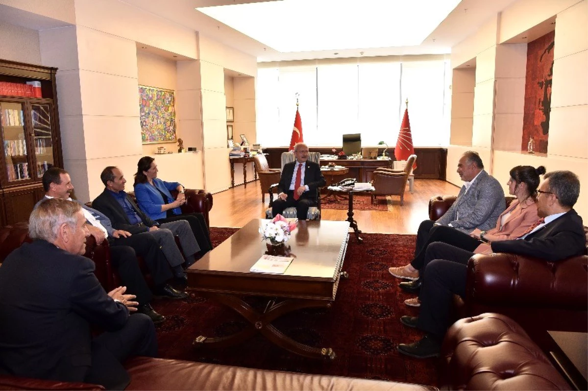 Sendika başkanlarından Kılıçdaroğlu\'na ziyaret