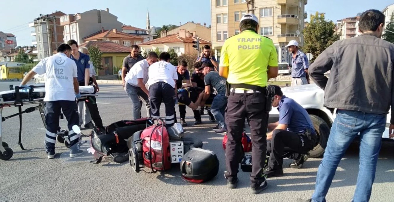 Tavşanlı\'da trafik kazası: 1 yaralı