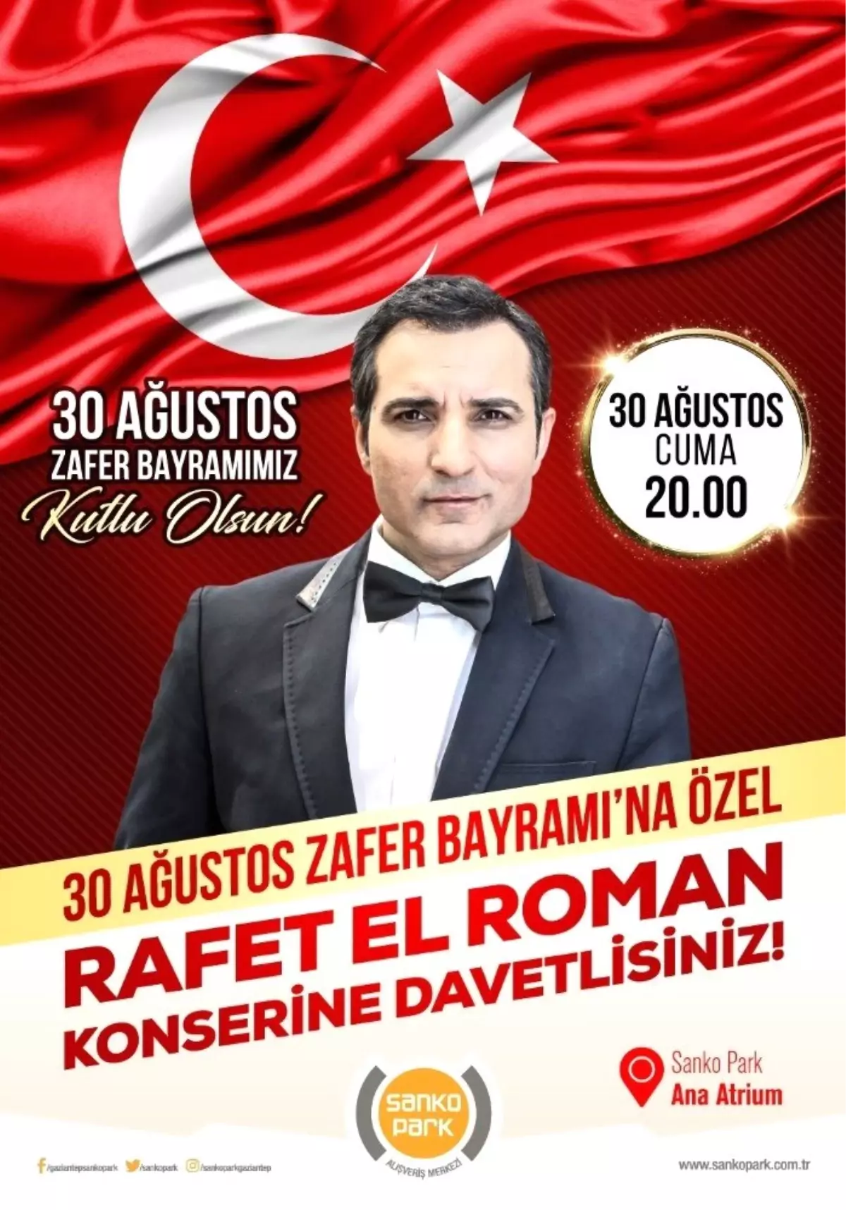 Zafer Bayramı SANKO Park\'ta coşkusu