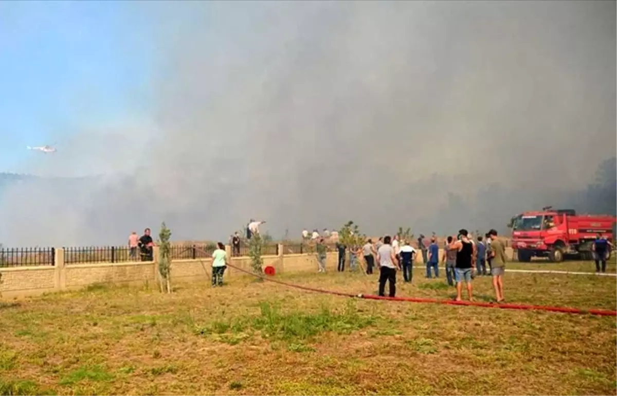 Çanakkale\'de orman yangını