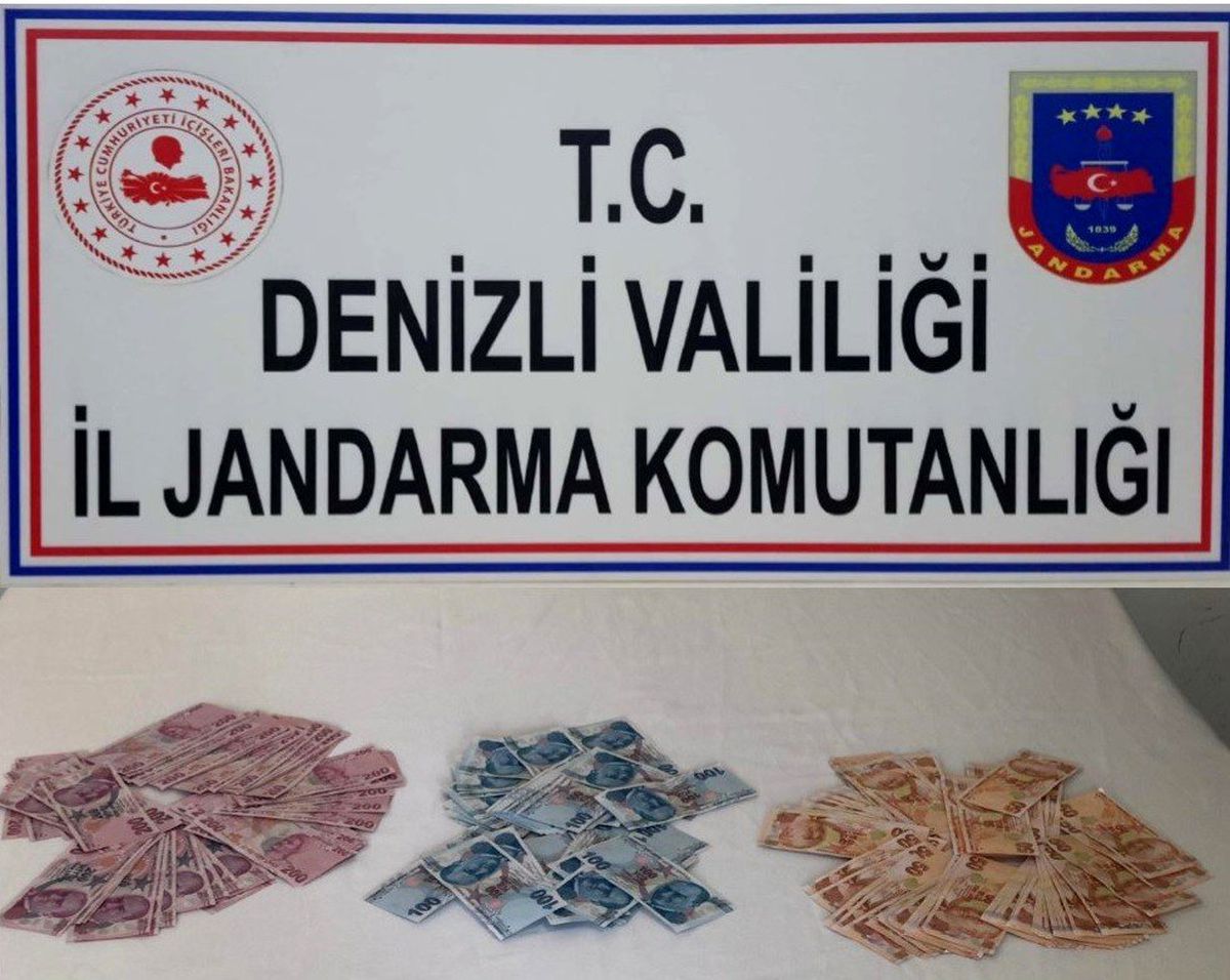 Denizli\'de 29 bin 750 lira değerinde sahte banknot ele geçirildi