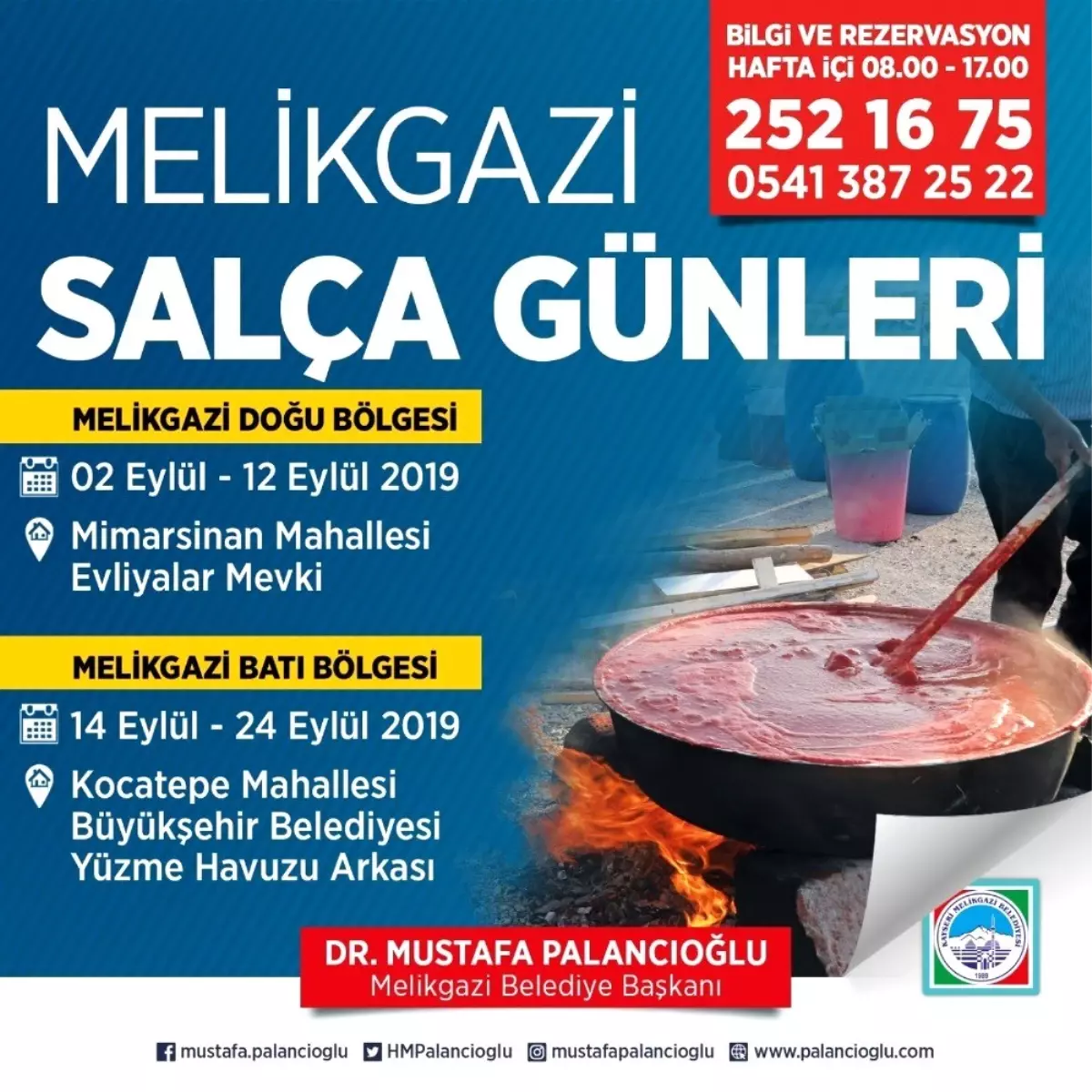 Melikgazi\'de salça günleri başlıyor