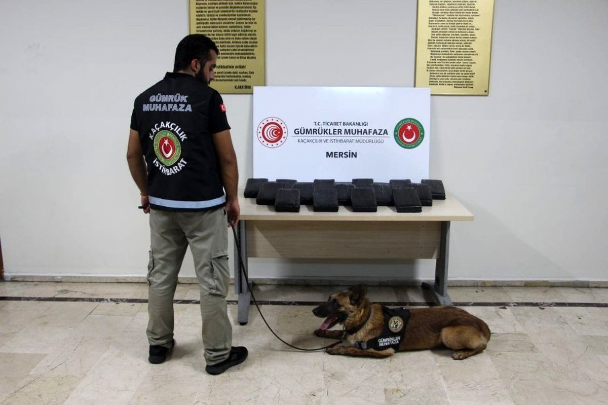 Mersin Limanı\'nda 23 kilo 745 gram kokain ele geçirildi