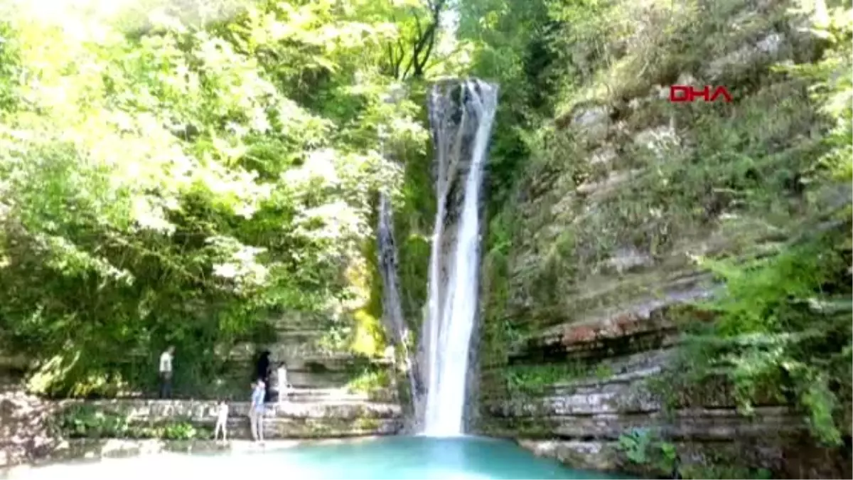 Sinop doğa harikası erfelek tatlıca şelaleleri\'ne ilgi
