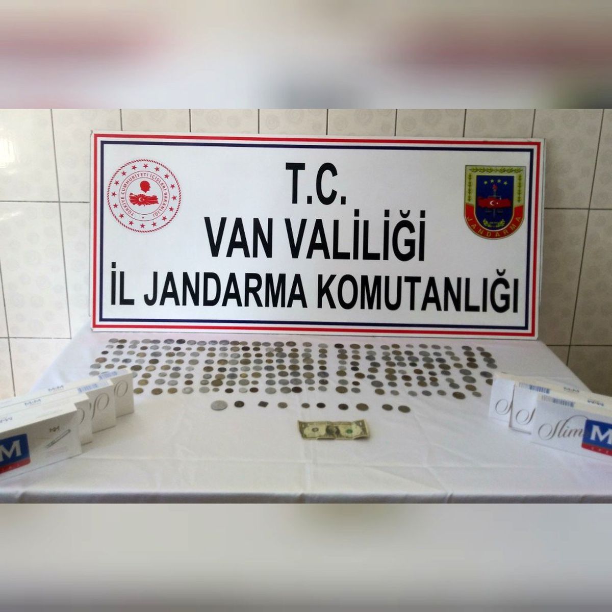 Van\'da tarihi eser operasyonu