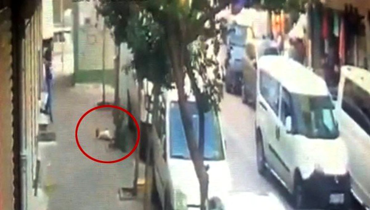 Zeytinburnu\'nda dehşet anları kamerada