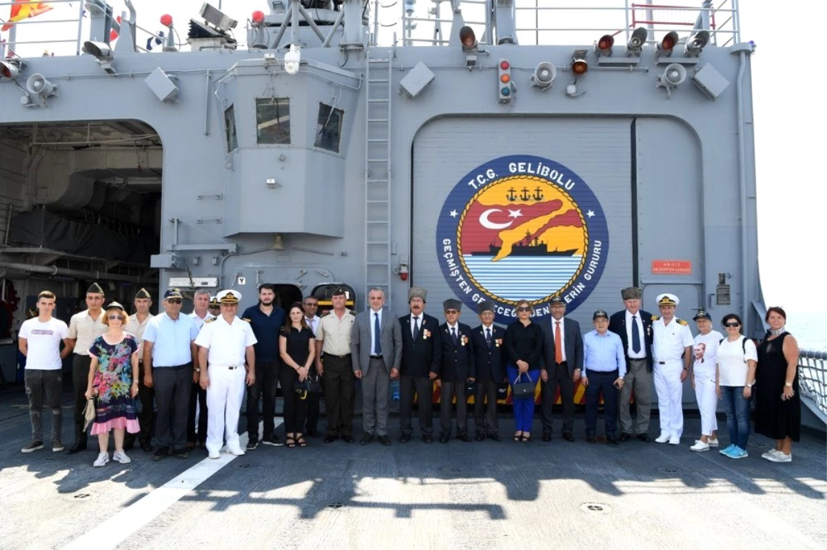 Başkan Semih Esen, TCG Gelibolu Gemisinde
