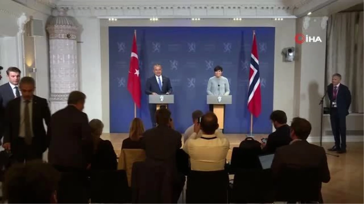 Çavuşoğlu, Norveç Dışişleri Bakanı Soreide ile ortak basın toplantısı düzenlediÇavuşoğlu: ...