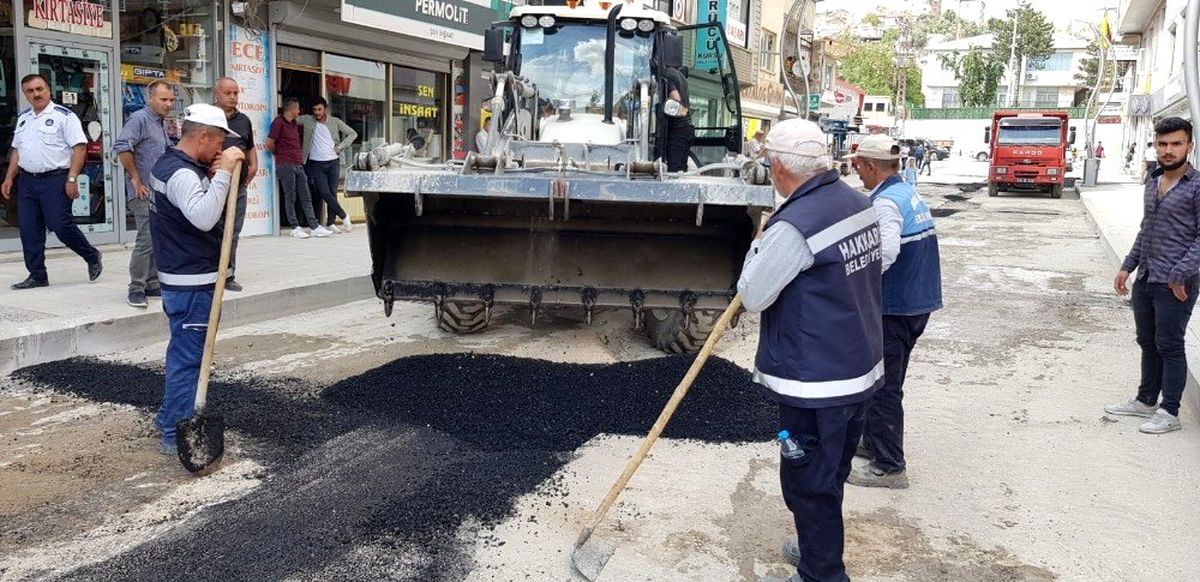 Hakkari\'de doğalgaz sonrası yollar onarılıyor