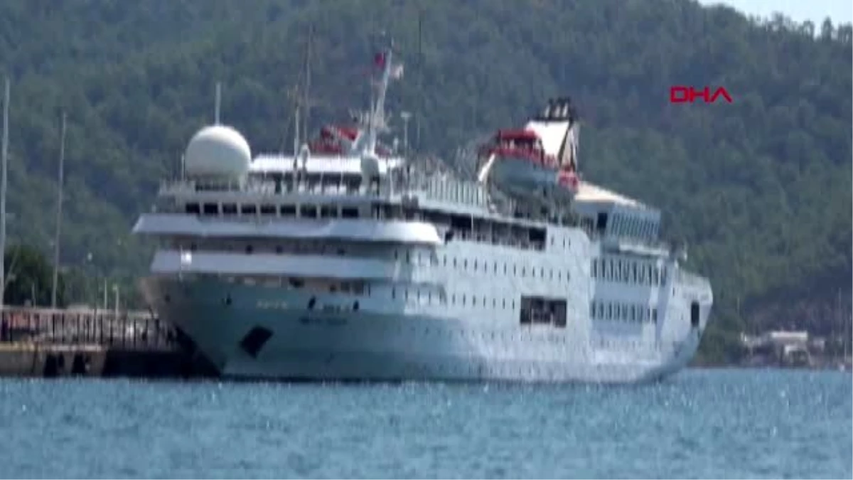 Muğla lübnanlılar gemiyle marmaris\'e geldi