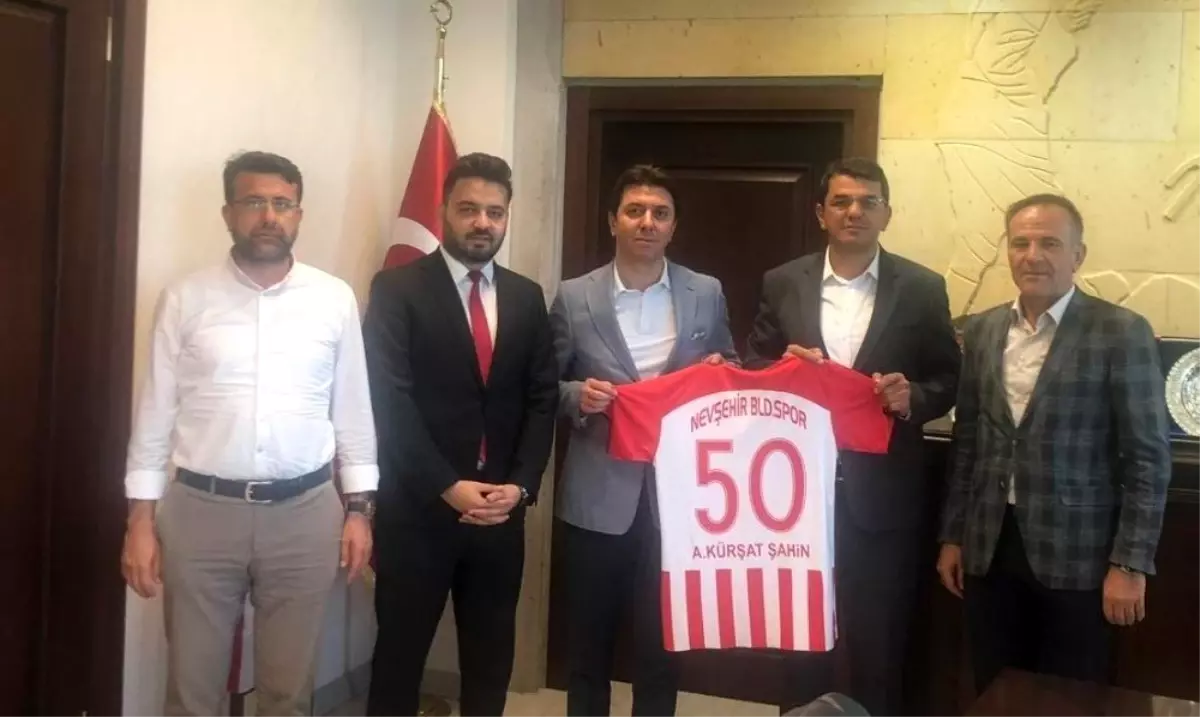 Nevşehir Belediyespor yöneticileri, Başsavcı Şahin\'i ziyaret etti